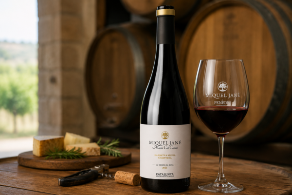 Masía Cal Costas, vino tinto ecológico de Garnacha y Cariñena de Bodega Miquel Jané
